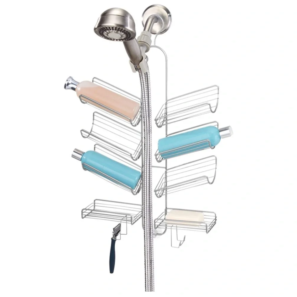 🆕 Steel Handheld Shower Hose Caddy Durable Steel
